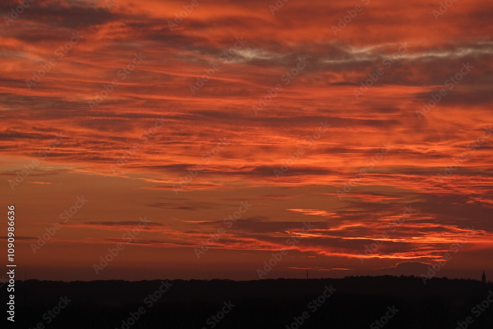 Obraz premium orange sunset