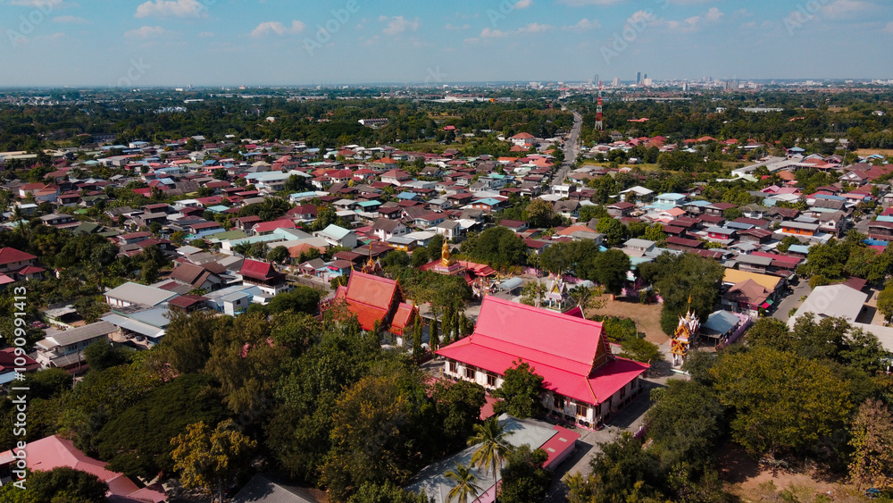 Fototapeta premium Countryside village in Thailand 
