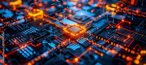 Wallpaper Mural Illustration of Blockchain Infrastructure Highlighting Secure Digital Networks, Decentralized Ledgers, Data Blocks, and Transparent Cryptocurrency Technology Torontodigital.ca