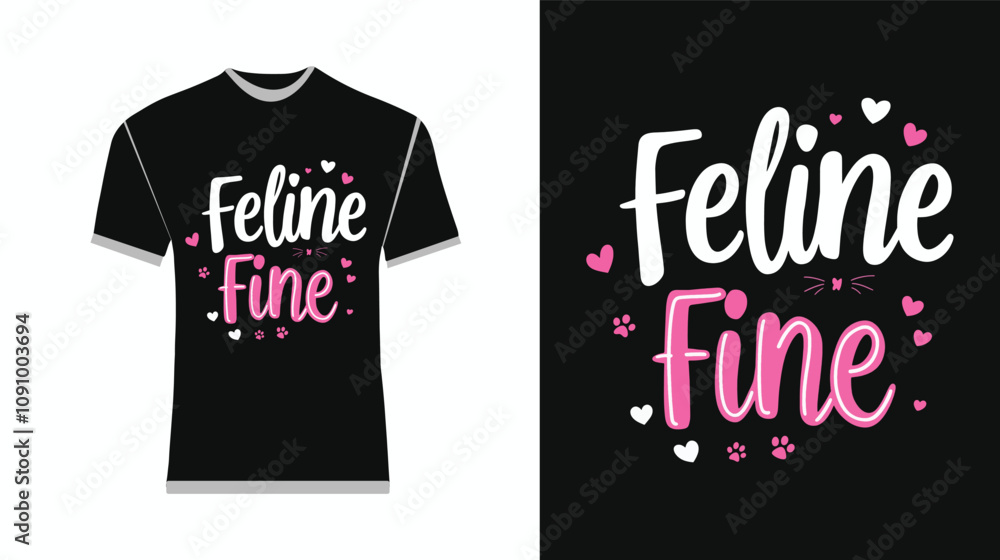 Obraz premium Custom typography t-shirt design