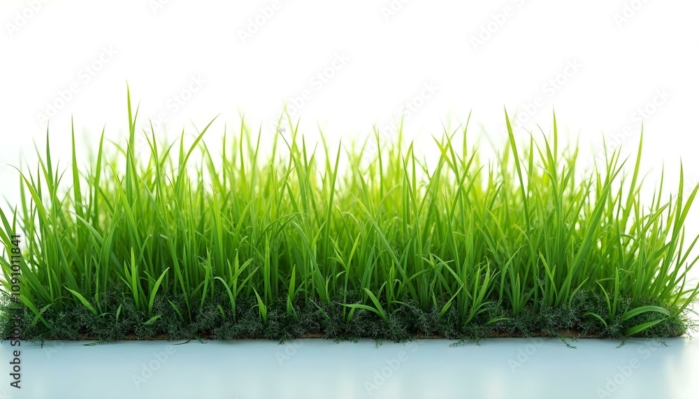 Obraz premium green grass isolated on white