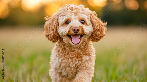 Wallpaper Mural Joyful Toy Poodle Portrait  Torontodigital.ca