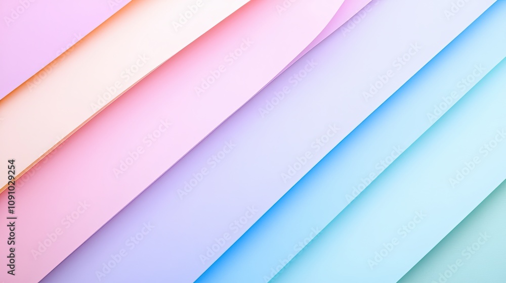 Fototapeta premium Dreamy Layers of Pastel Hues
