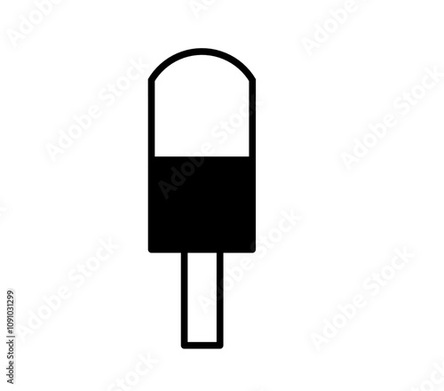 Ice cream isolated on white background