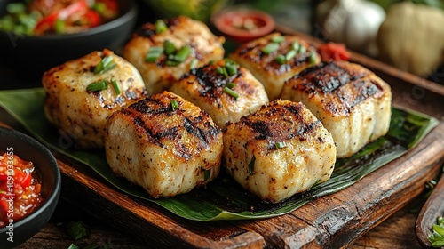 singapore otah grilled fish cakes photo