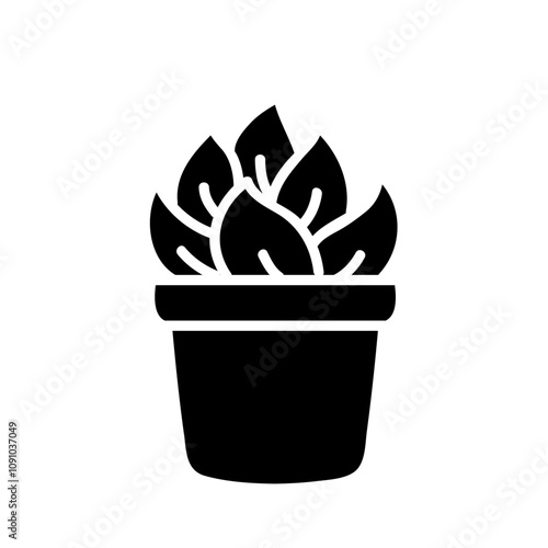 vector illustration of plants and botanical gardening