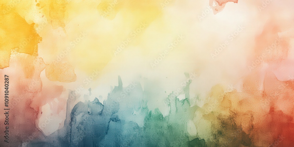 Obraz premium Colorful Abstract Watercolor Background