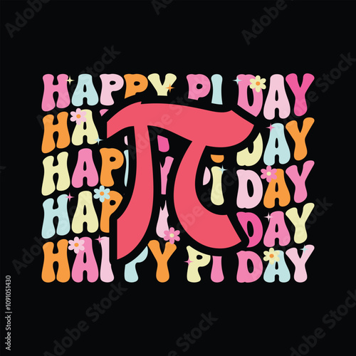 Pi day tshirt design