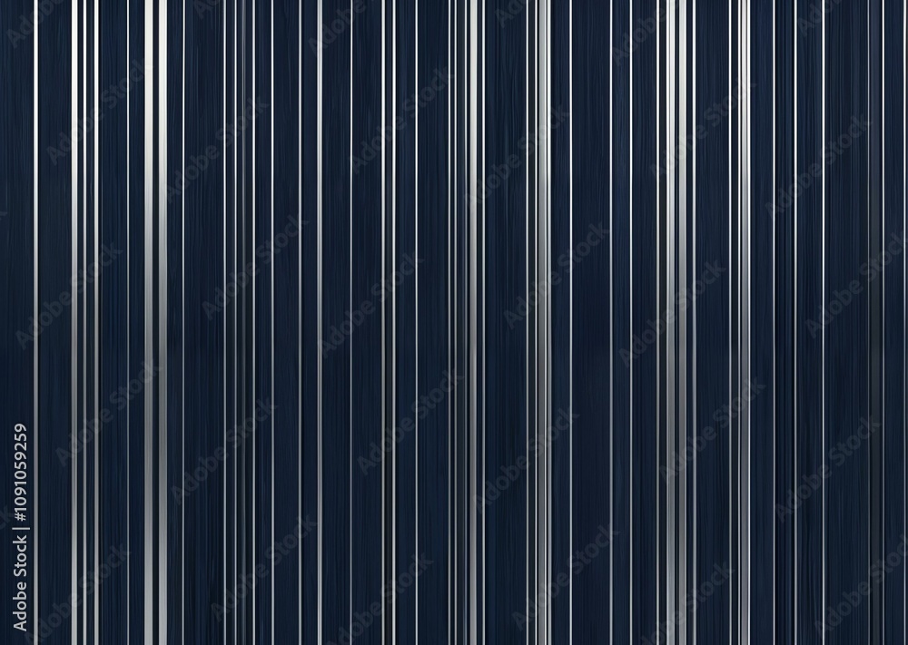 Obraz premium Brushed Steel Minimalism in Muted Navy and Silver Tones with Subtle Metallic Highlights