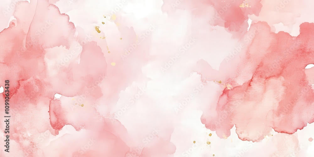 Fototapeta premium Soft Watercolor Pink Abstract Background
