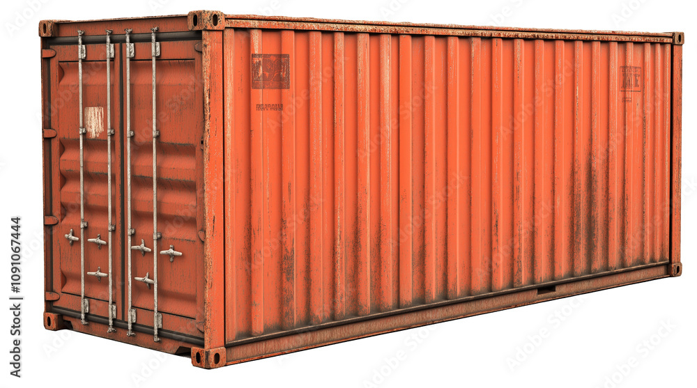 Fototapeta premium container Cut the white background for easy use.
