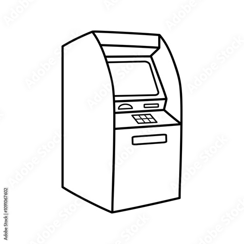 Bild auf Leinwand retro arcade game illustration vector