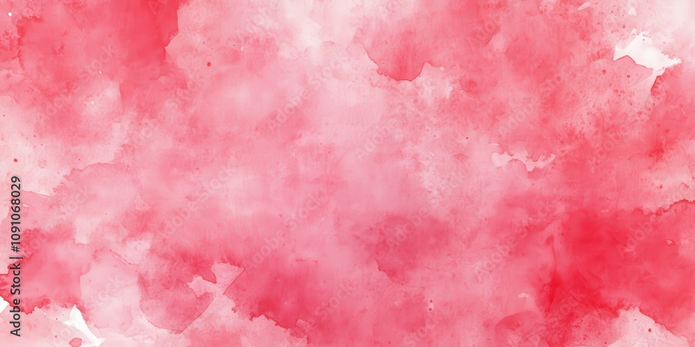 Fototapeta premium Soft Red Watercolor Abstract Background