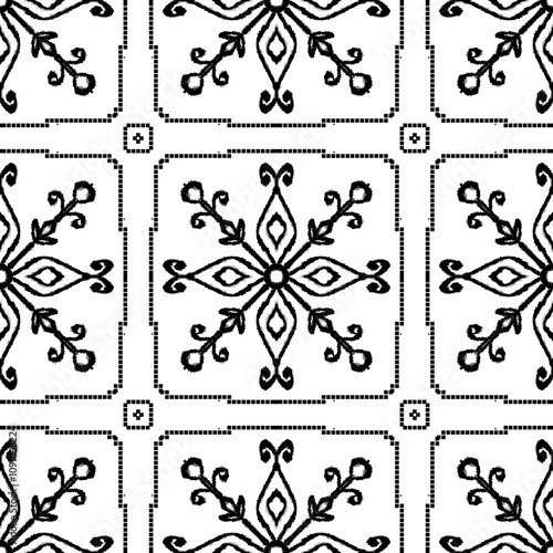 black and white pattern