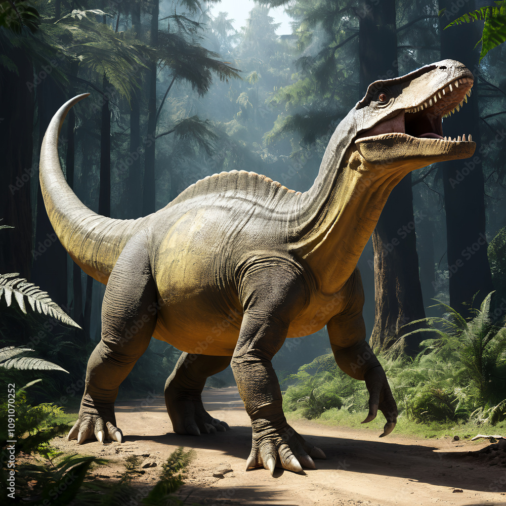 Obraz premium dinosaurs: Amurosaurus 