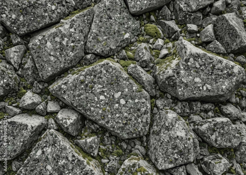 Fototapeta premium Timeless Granite Surface with Organic Patterns and Weathered Texture