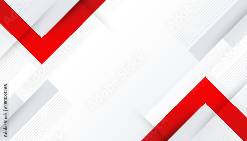 Abstract red gray gray white blank space modern futuristic background vector illustration design.