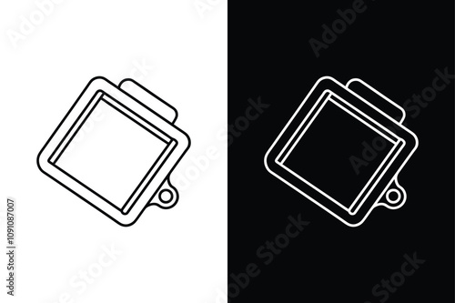 Baking sheet for oven icon  vector on White Background Vector Art Illustration on white background.