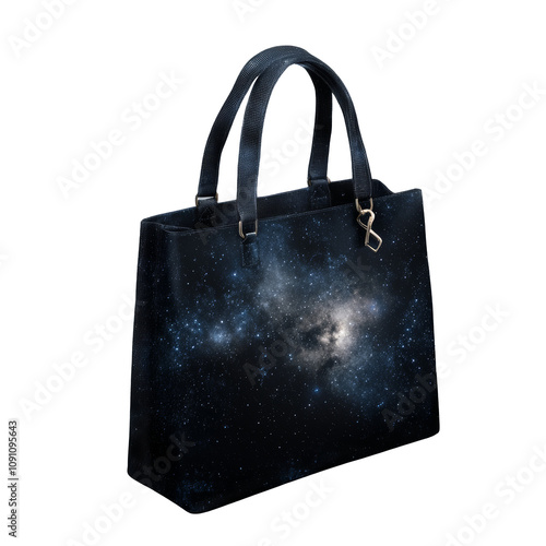 Galaxy design stylish tote bag photo