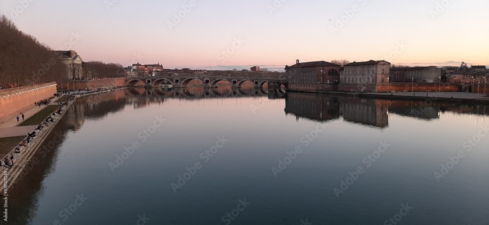 Obraz premium Sunset in Toulouse