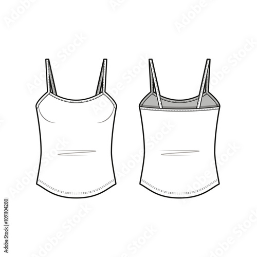 Womens Spaghetti Strap Tank Top