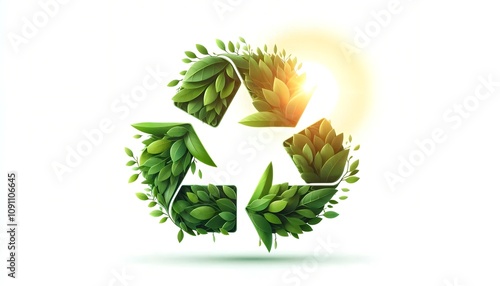 green eco symbol
