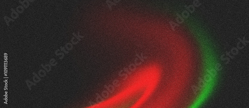 Grainy black red green gold gradient christmas background with blazing gold light and noise texture effect banner in the background