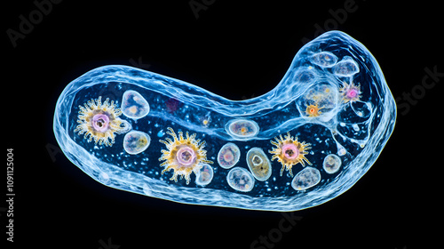 Artistic Depictions of Acanthamoeba: Understanding the Pathogen's Biological Features and Human Health Impact photo