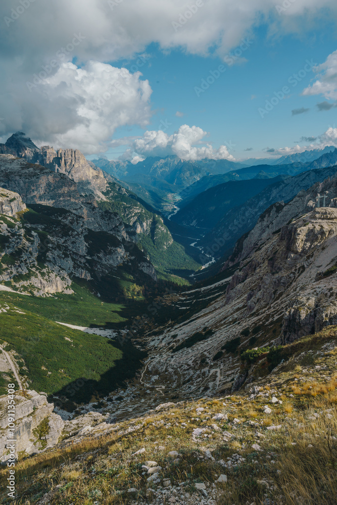Obraz premium Beautiful landscape of Italian dolomites