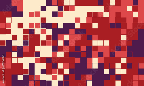 Connection in a row interior art. Set geometric sparse artistic. Print artwork book cover puzzle.
