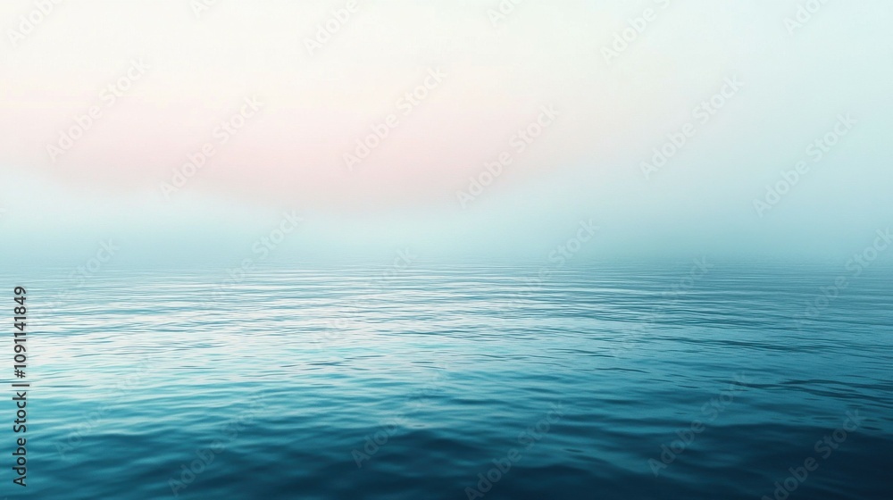 Obraz premium Soft focus gradient in ocean hues