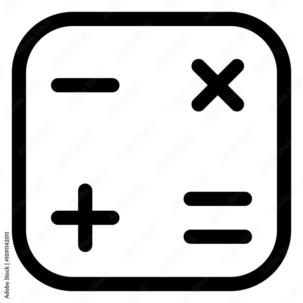 Obraz premium calculate icon