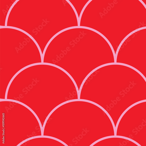 Vector seamless repeat pattern print background with geometric patterns