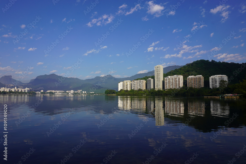 Obraz premium Lagoa Rodrigo de Freitas - Rio de Janeiro