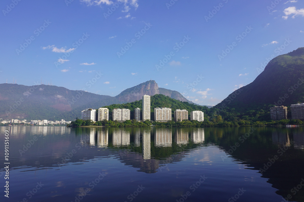 Obraz premium Lagoa Rodrigo de Freitas - Rio de Janeiro