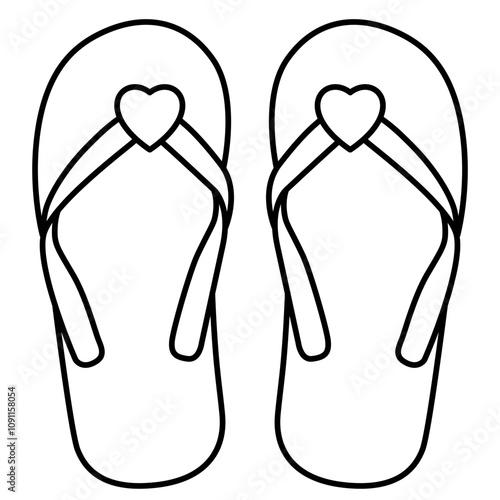 Sandal Flip Flop Love 1 photo