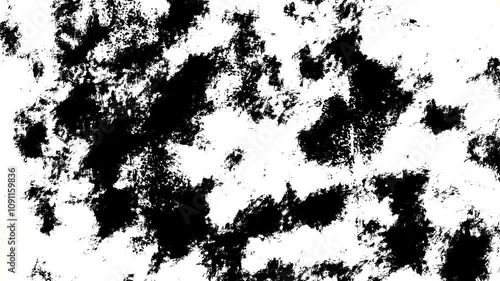 Wallpaper Mural Abstract grey watercolor splashes and drawing shapes, ink scratches and spots. Abstract grunge brush strokes shapes animation, ink scratches and spots old paper scratches white sketch Torontodigital.ca