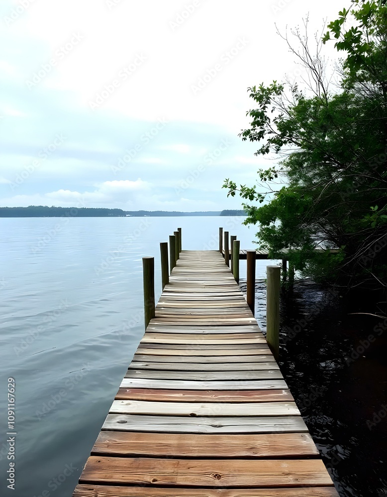 Fototapeta premium Dock of Tranquility 