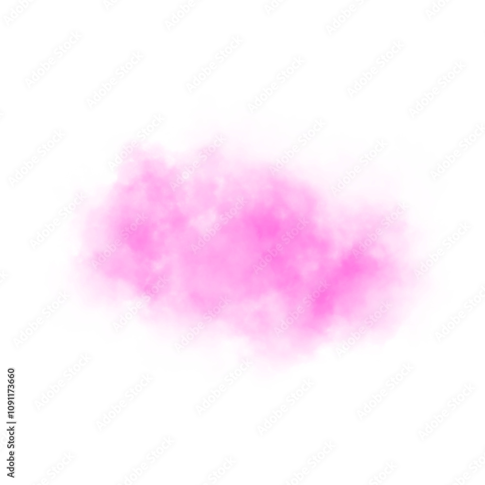 Fototapeta premium Beautiful realistic pink clouds