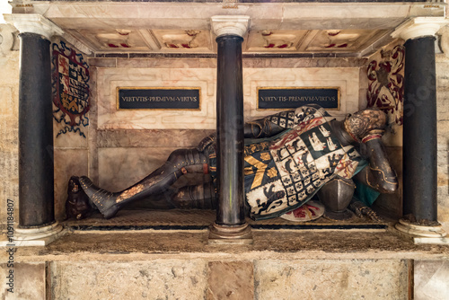 Effigy Memorial Statue in Ely Cathedral