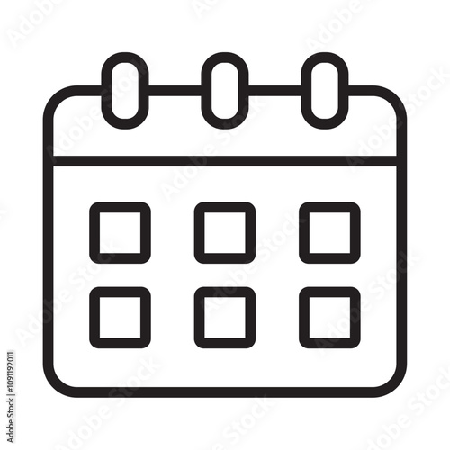 calendar linear style