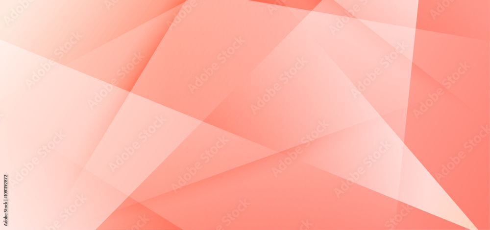 Fototapeta premium Abstract orange background with triangles