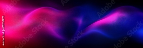 Wallpaper Mural Abstract digital art piece dark background predominantly blue violet purple Torontodigital.ca