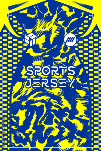 Sports Jersey Vector Illustration Background EPS