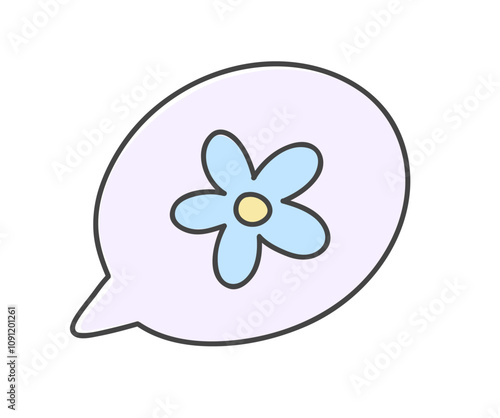 Cartoon cute vector illustration