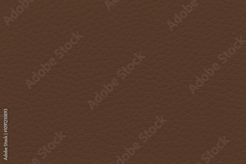 Rich Coffee-Coloured Textured Leather Background with Subtle Grain