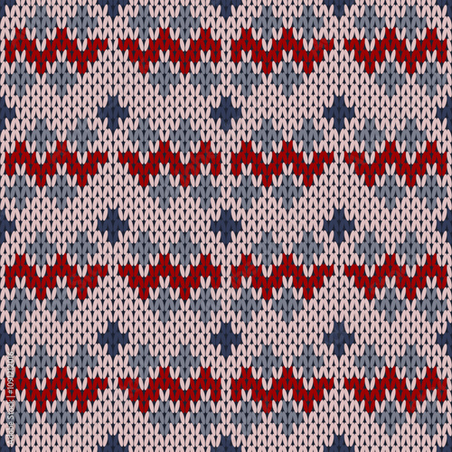 knitted wool pattern