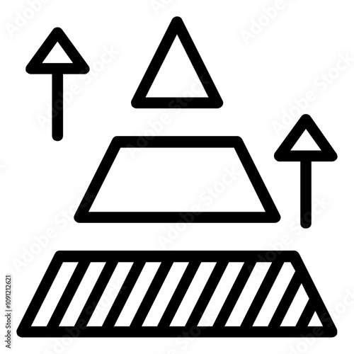 pyramid chart icon