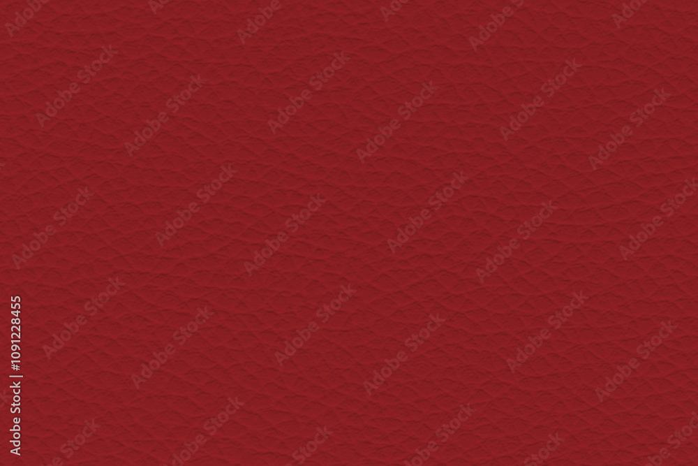 Fototapeta premium Vivid Bright Red Leather Texture with Fine Grain Detail