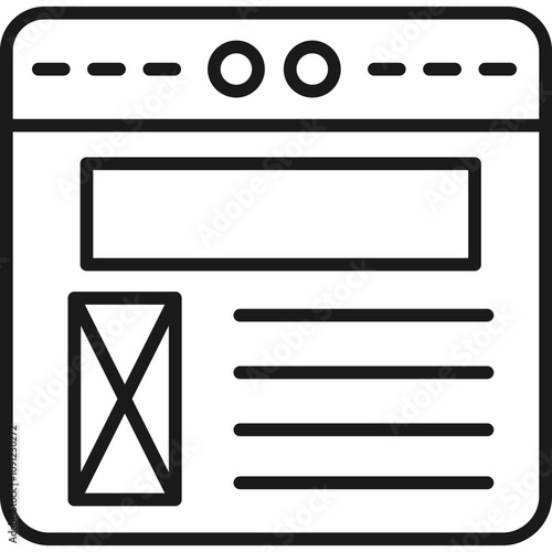 Wireframing Icon
